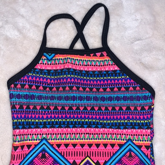 INGEAR Swim Baby Swimsuit 12M EUC Pink Black - Picture 2 of 8